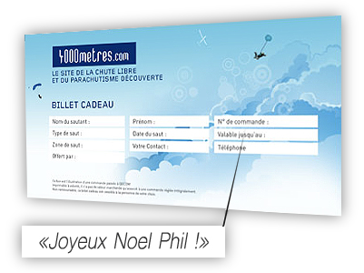Billet cadeau